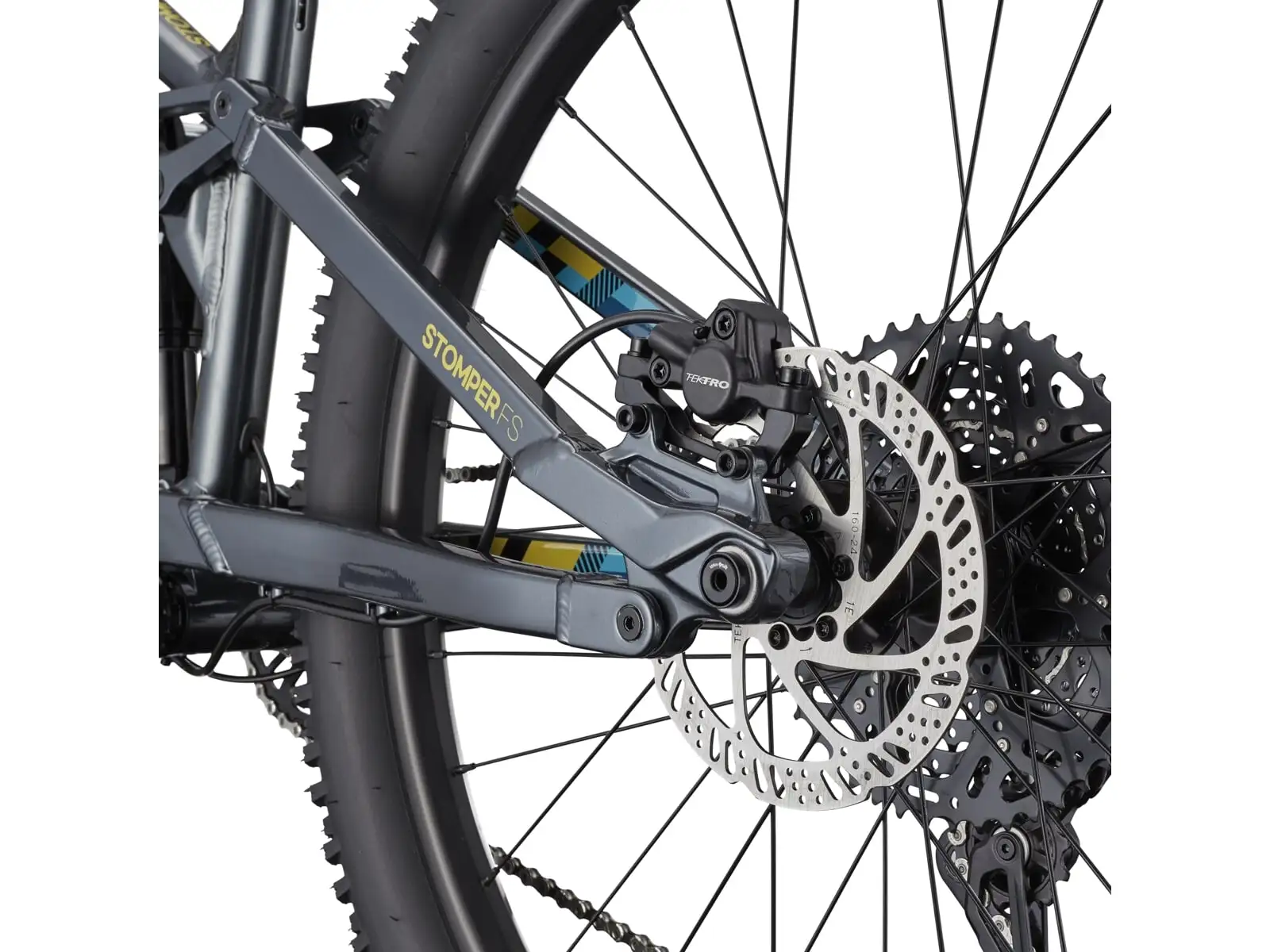GT Stomper 26 FS ACE detský celoodpružený bicykel GUN