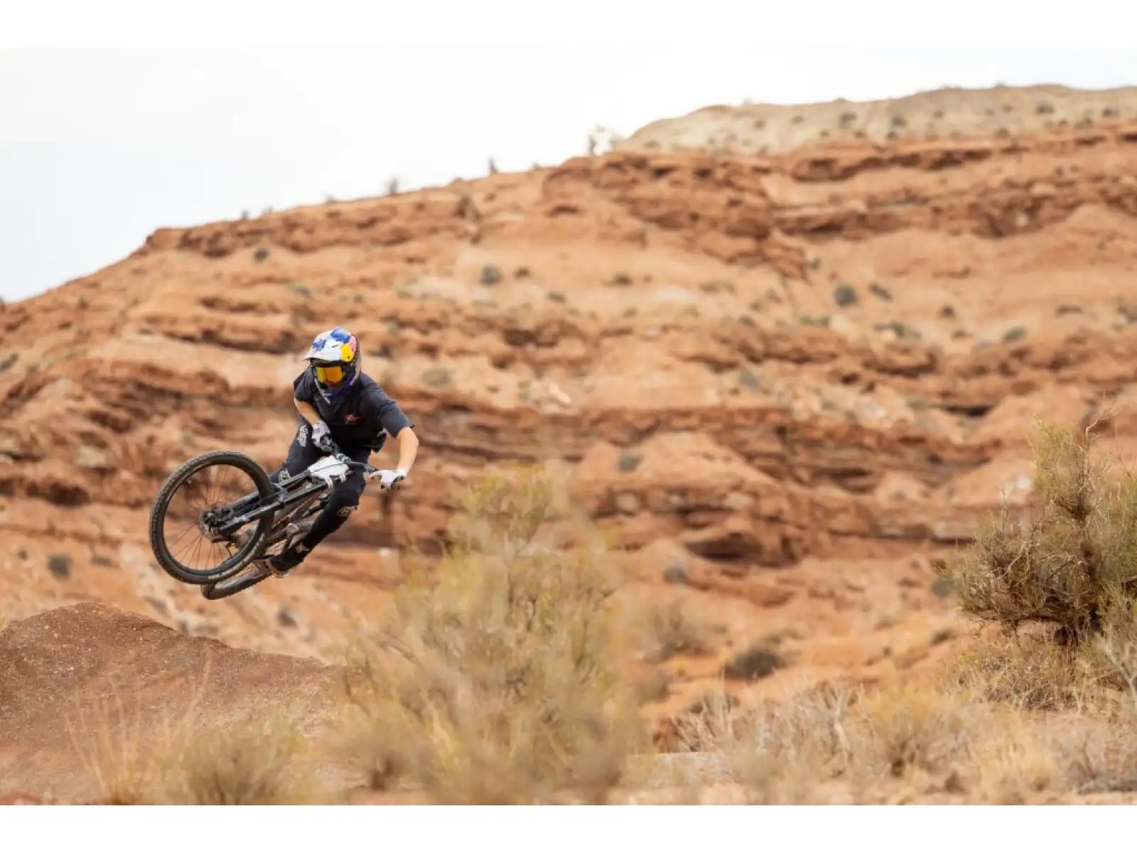 Troy Lee Designs x Red Bull Rampage Valley of Gods pánske tričko dlhý rukáv