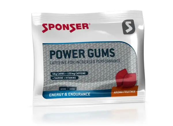 Sponser Power Gums energy gumídky fruit mix 10 ks 75 g