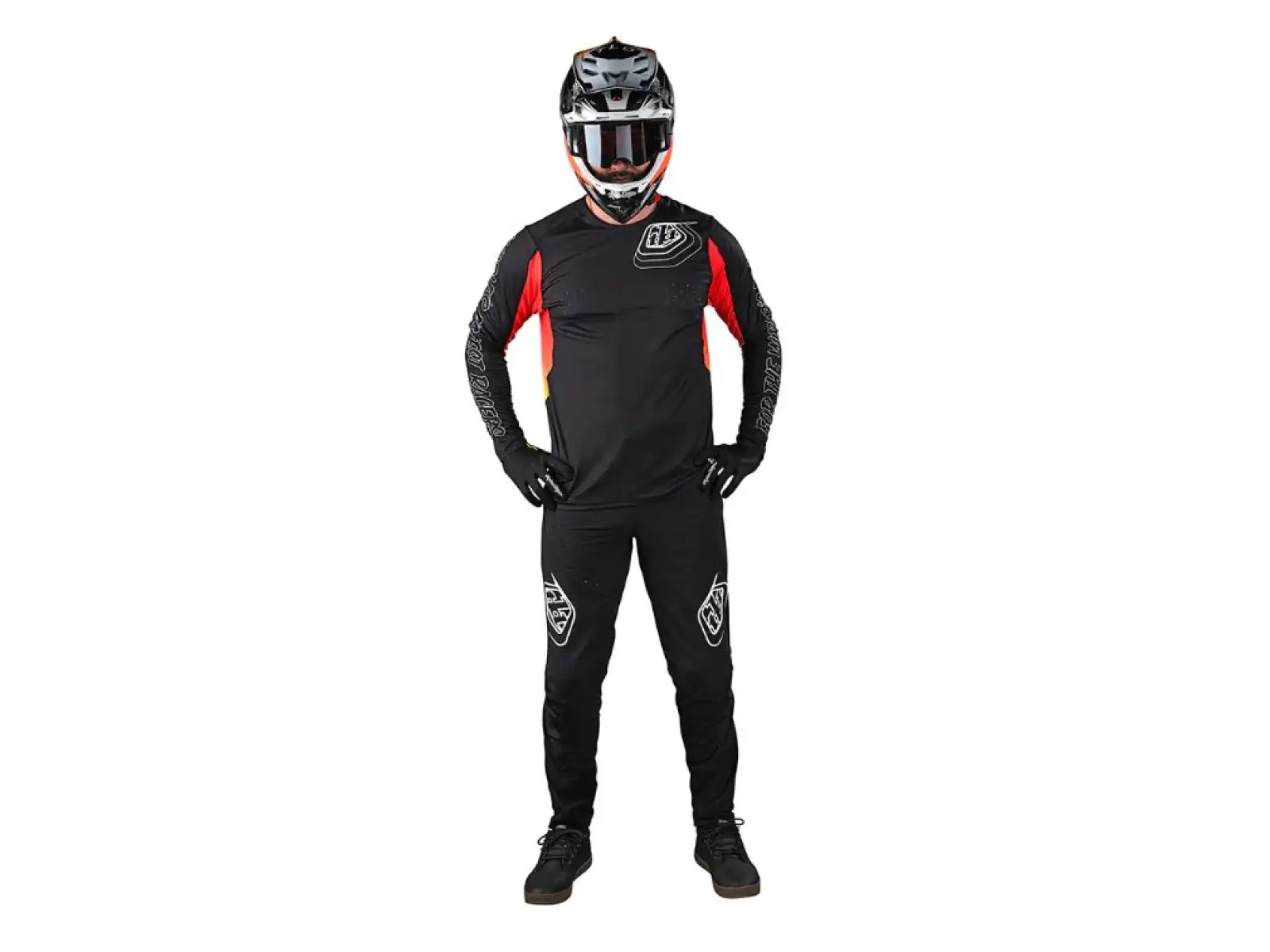Troy Lee Designs Sprint Pánske mono čierne nohavice