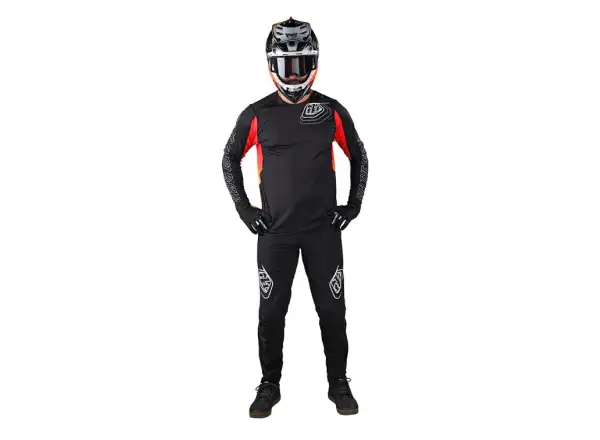 Troy Lee Designs Sprint Pánske mono čierne nohavice