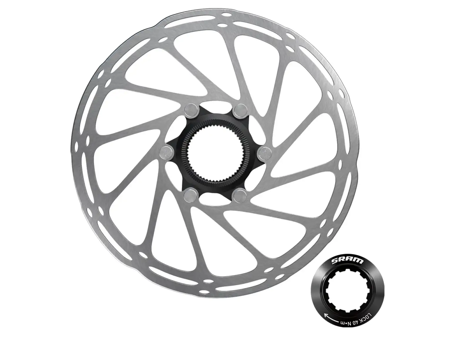 Sram Centerline Rounded Center Lock brzdový kotúč 160 mm - Nebalené