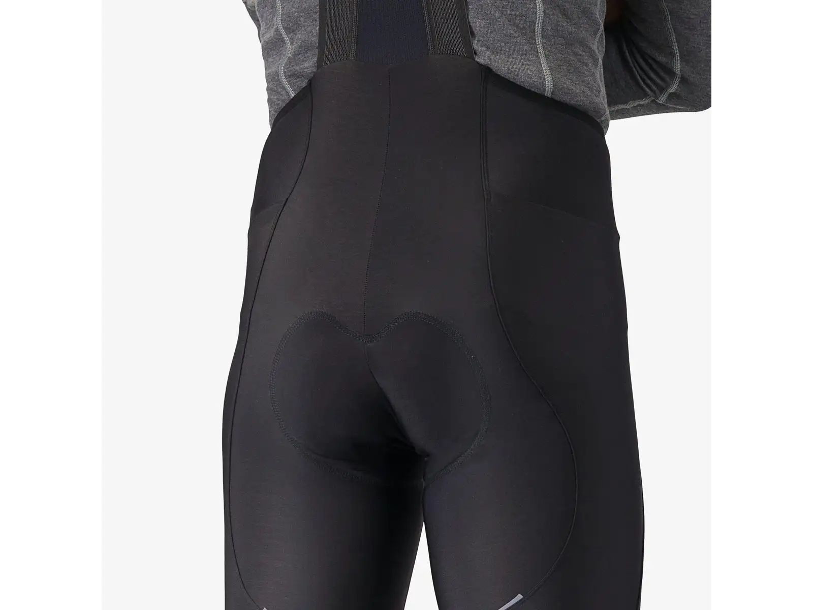 Castelli Espresso Bibtight pánske nohavice s laclom a vložkou Black