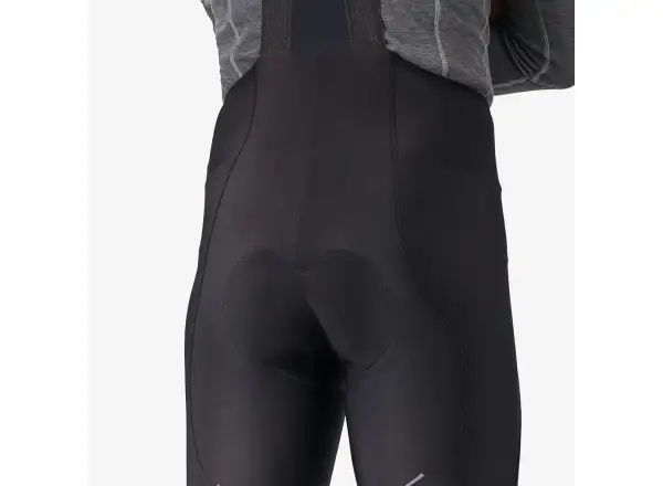 Castelli Espresso Bibtight pánske nohavice s laclom a vložkou Black