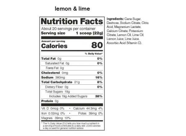 Skratch Labs Hydration Sport Drink Mix iontový nápoj 440 g citrón/limetka