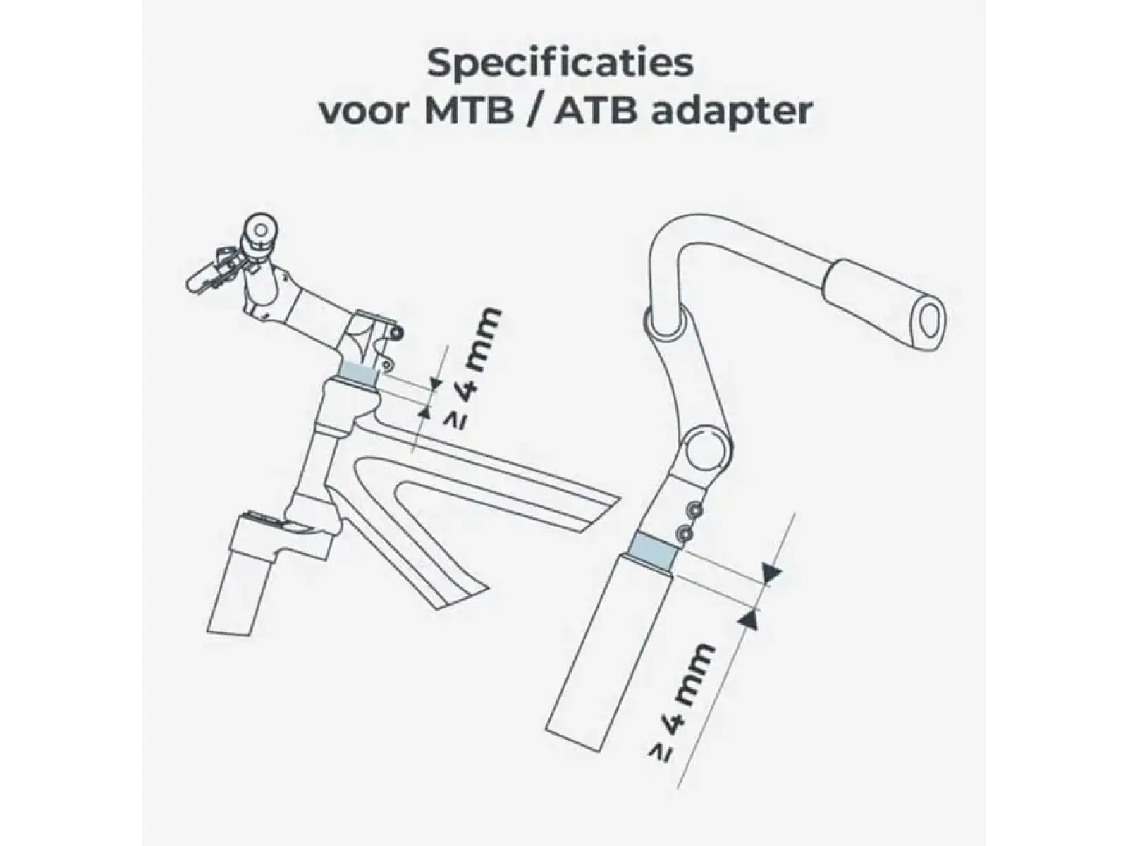 Urban Iki Ta-ke predná sedačka s MTB/ATB adaptérom Bincho Black/Kurumi Brown