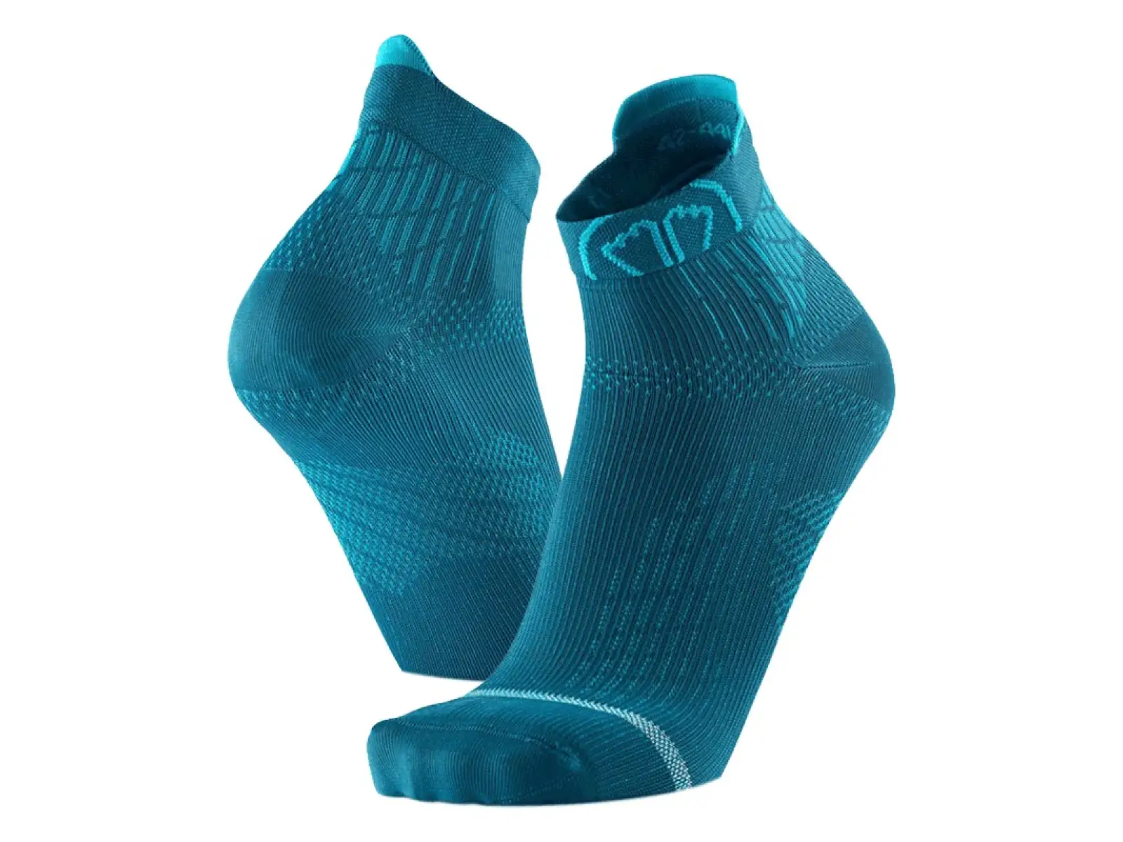 Anatomické členkové ponožky Sidas Run Aquamarine