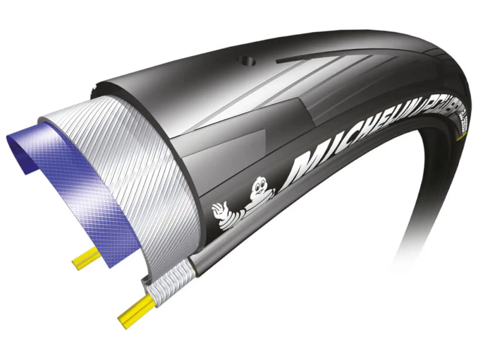 Michelin Power All Season TS V2 25-622 cestný plášť Kevlar