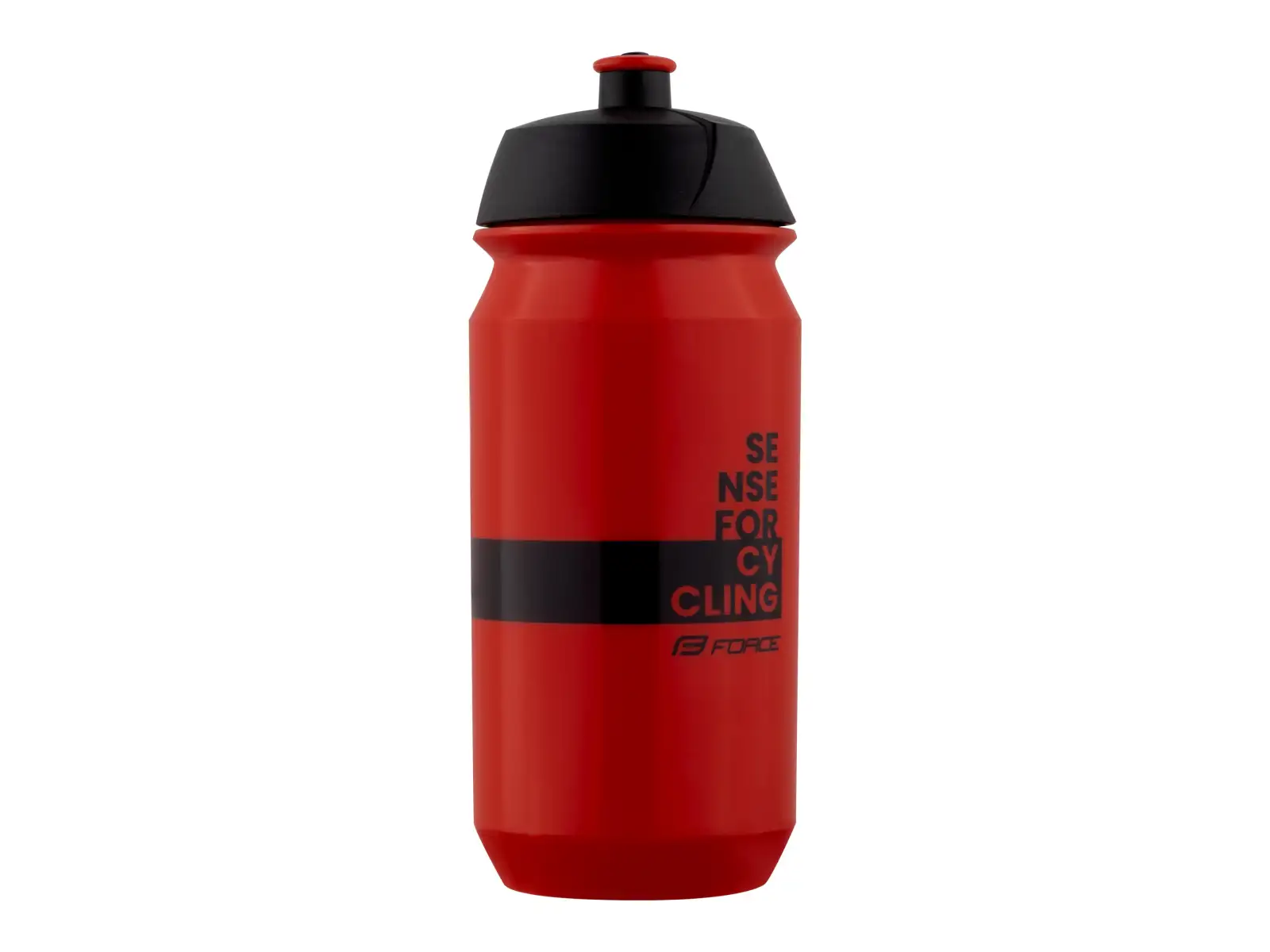 Force Fine cyklistická fľaša 500 ml červená/čierna