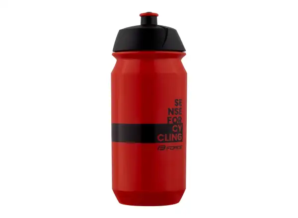 Force Fine cyklistická fľaša 500 ml červená/čierna