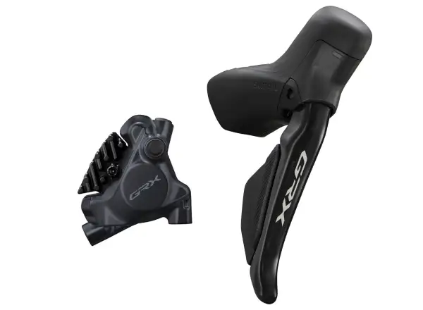 Shimano GRX Di2 BR-RX410 + ST-RX715 kotúčová brzda zadná (pravá), J-kit, polymer