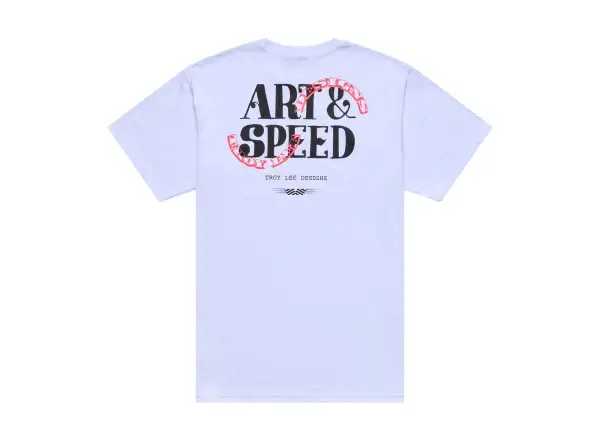 Troy Lee Designs pánske tričko Pink Slips White