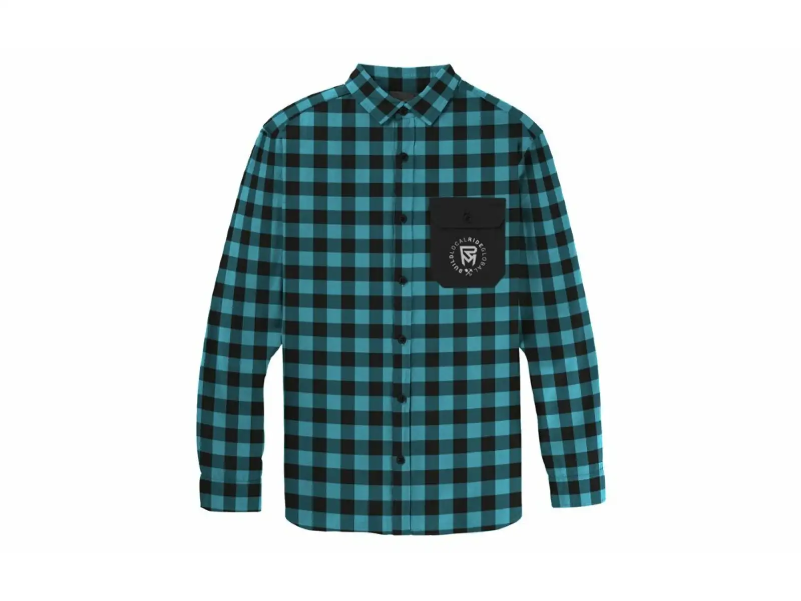 Rock Machine pánske tričko s dlhým rukávom Trail black/blue