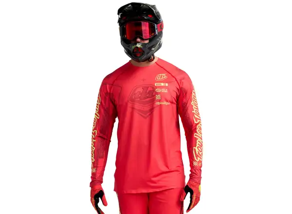 Troy Lee Designs Sprint Ultra Ghostwing pánský dres dlouhý rukáv Infra Red