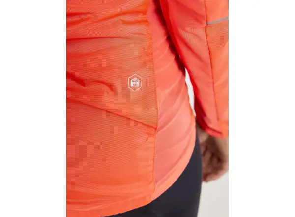 Craft ADV Essence Light Wind dámska cyklistická bunda oranžová