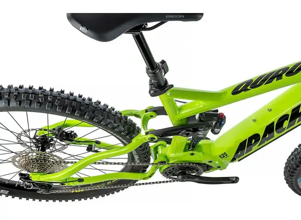 Apache Quruk 5 Bosch celoodpružený elektrobicykel acid green