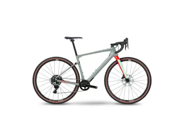 BMC UnReStricted ONE gravel bicykel Grey/Neon Red