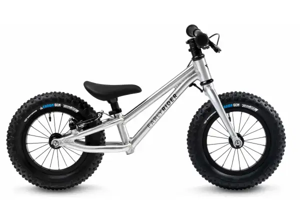 Early Rider Big Foot 12 detské odrážadlo Brushed Aluminium