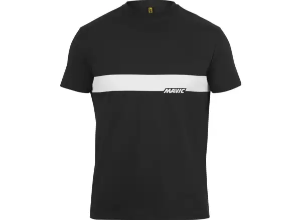 Mavic Corporate Stripe pánske tričko krátky rukáv Black Corde