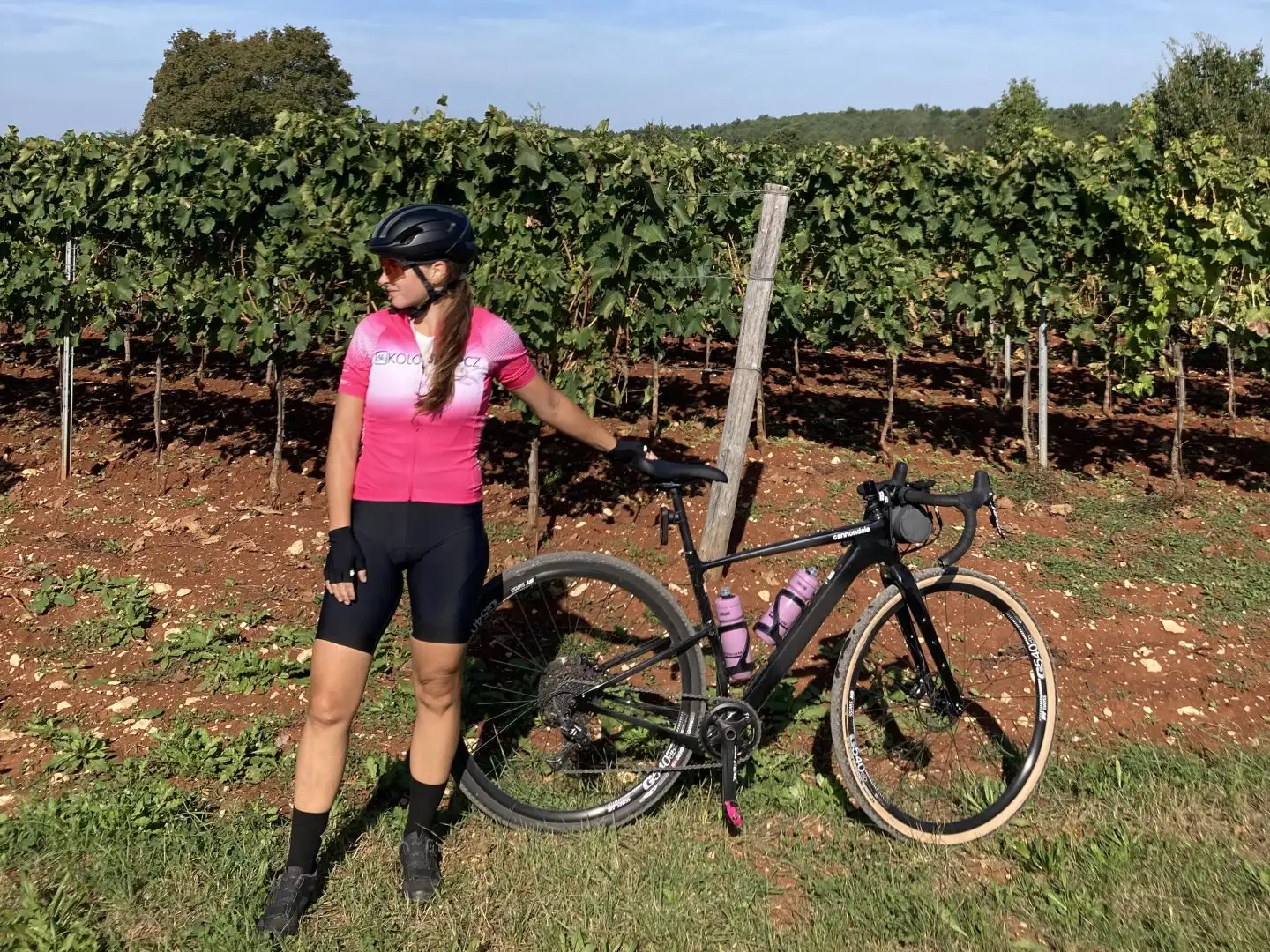 Ambasadorka Klára testovala gravel Cannondale Topstone v Chorvatsku