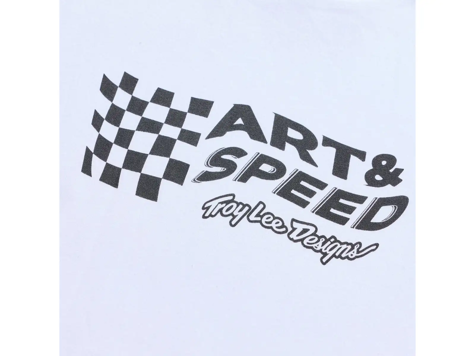 Troy Lee Designs Finish Line pánske tričko krátky rukáv White