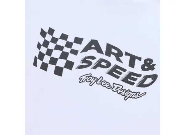 Troy Lee Designs Finish Line pánske tričko krátky rukáv White