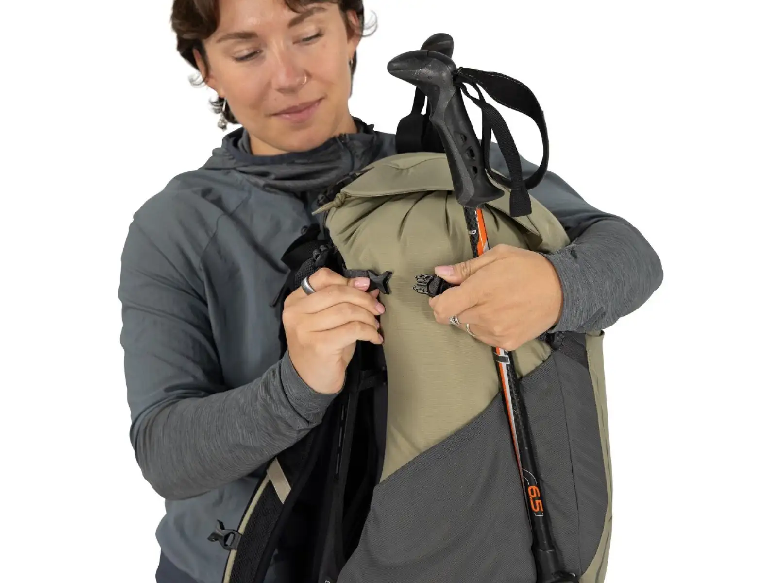 Osprey Hikelite batoh 32 l Tungsten/Yellow
