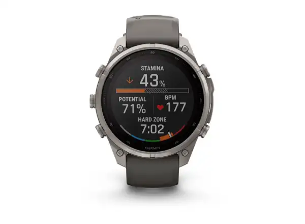Garmin Fénix 9 Pro inReach Solar 47 mm Titanium Pebble Gray/Silver Gray