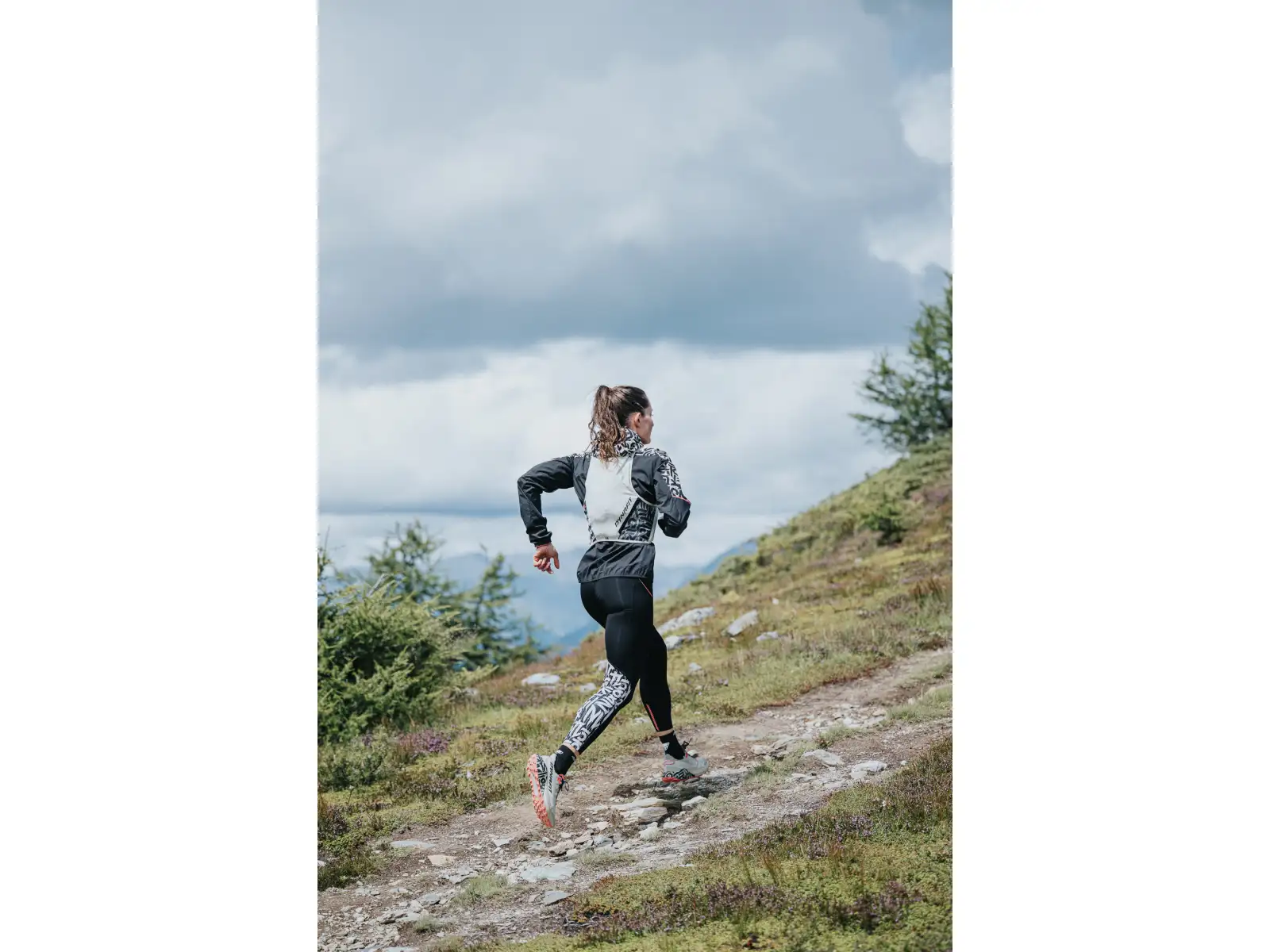 Dynafit Trail 7/8 dámské běžecké legíny Black out