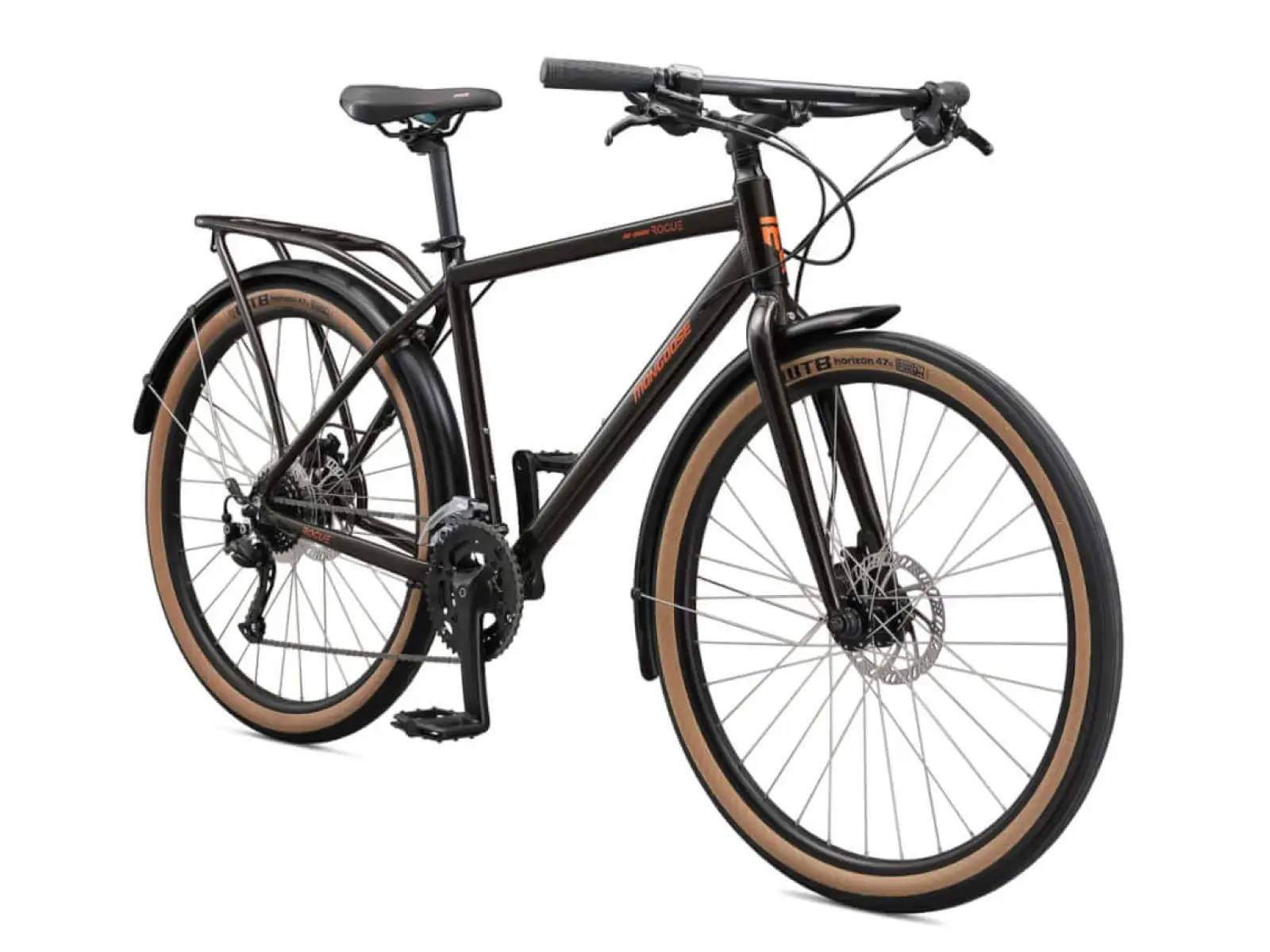 Trekingový bicykel Mongoose Rogue BLK