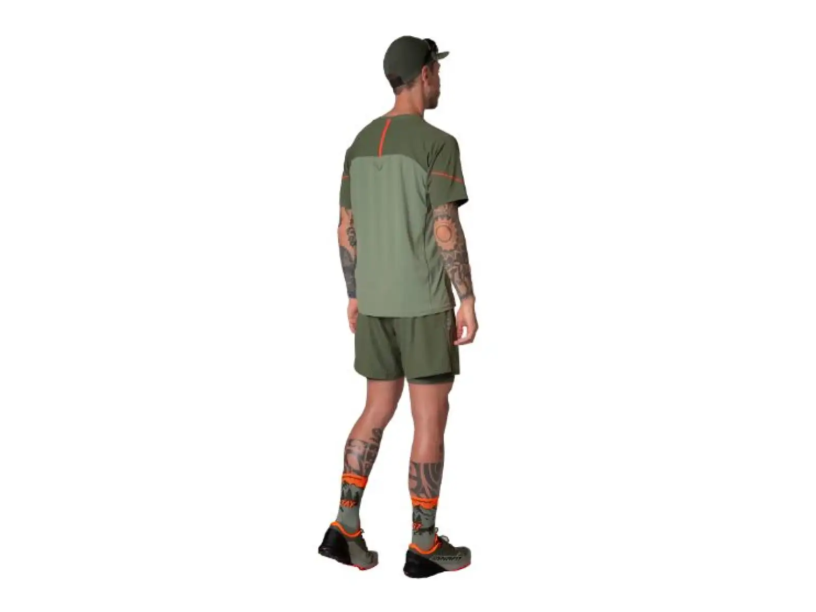 Dynafit Alpine Pro 2v1 pánske bežecké šortky Thyme