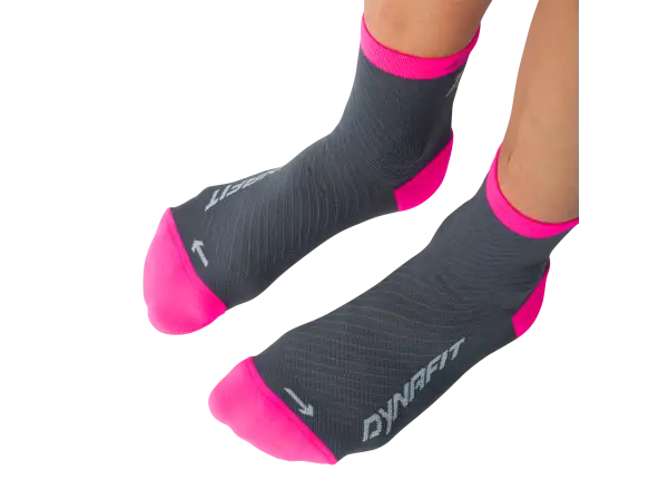 Dynafit Trail Mid bežecké ponožky Cinder/Pink Glo