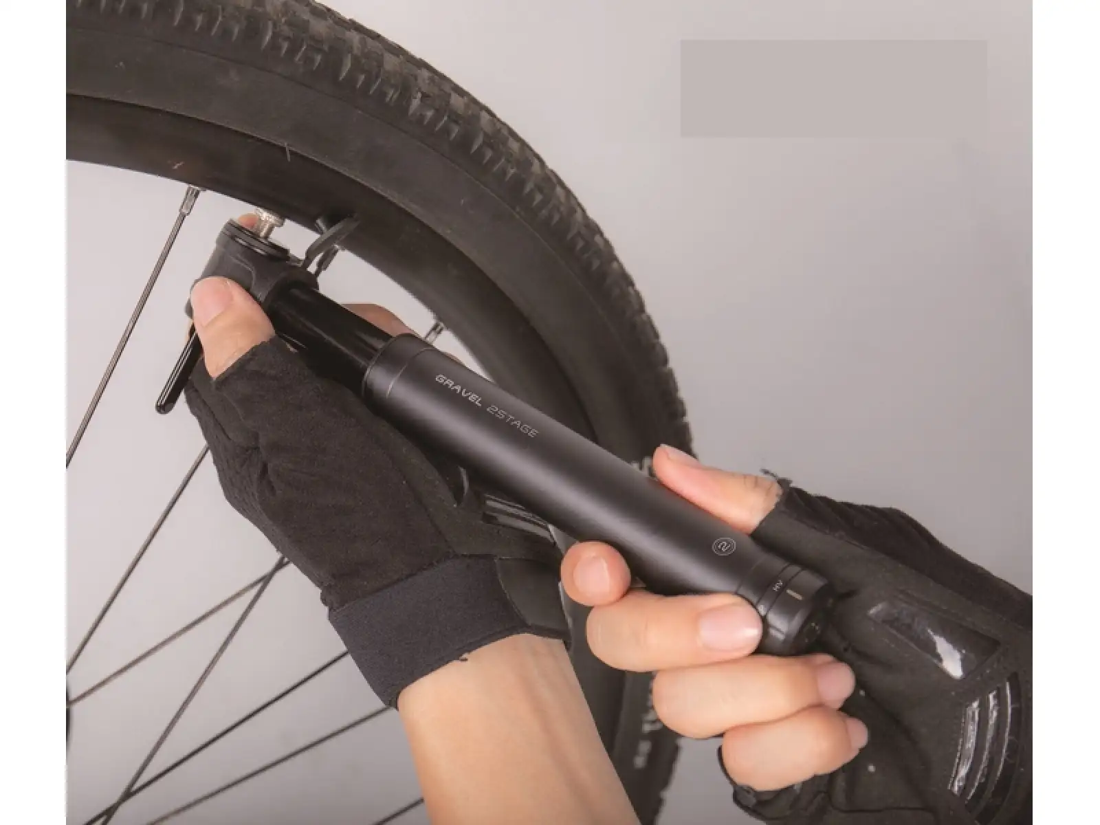 Topeak Gravel 2Stage mini pumpa 18,4cm Black