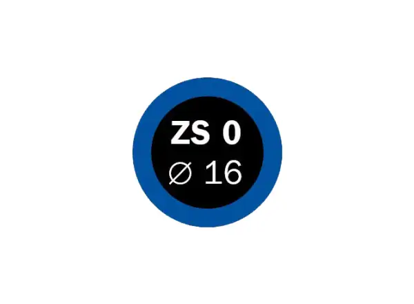 Ferdus záplata na dušu priemer 16 mm