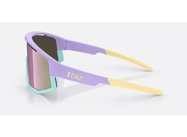 Bliz Fusion Small slnečné okuliare Matt Pastel Purple/Brown&Rose Mirror