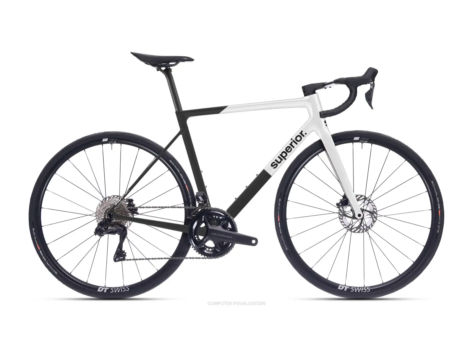 Superior RR 9.4 cestný bicykel Matte Carbon / White
