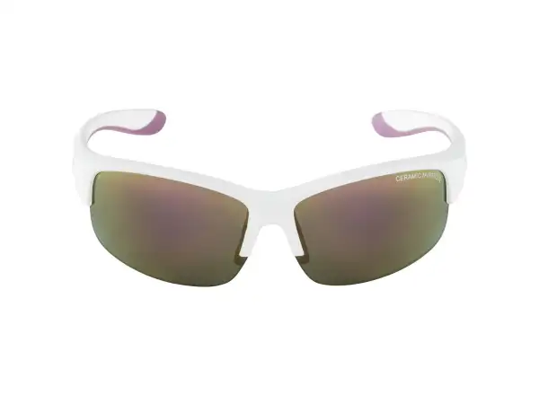Alpina Flexxy Youth JR detské okuliare White-Purple Matt/Pink mirror