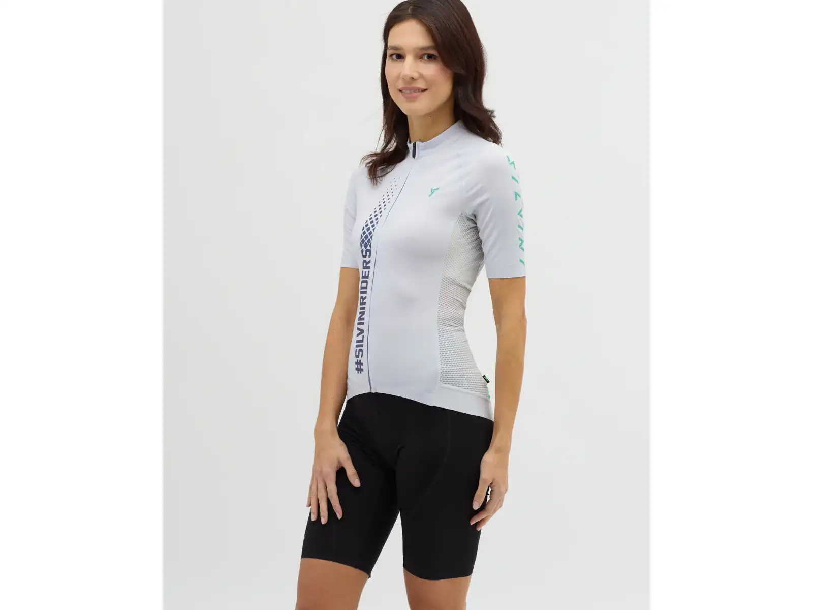 Silvini Mazzana dámsky dres krátky rukáv Cloud/Ocean