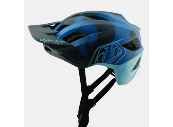 Troy Lee Designs Flowline SE Badge prilba Camo Blue
