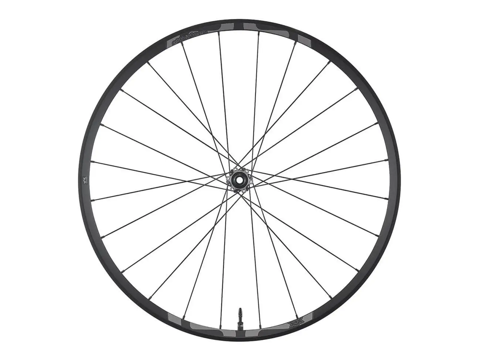 E-13 XCX Gravel 28" zadné vypletené koleso 142x12 mm orech sram XDR