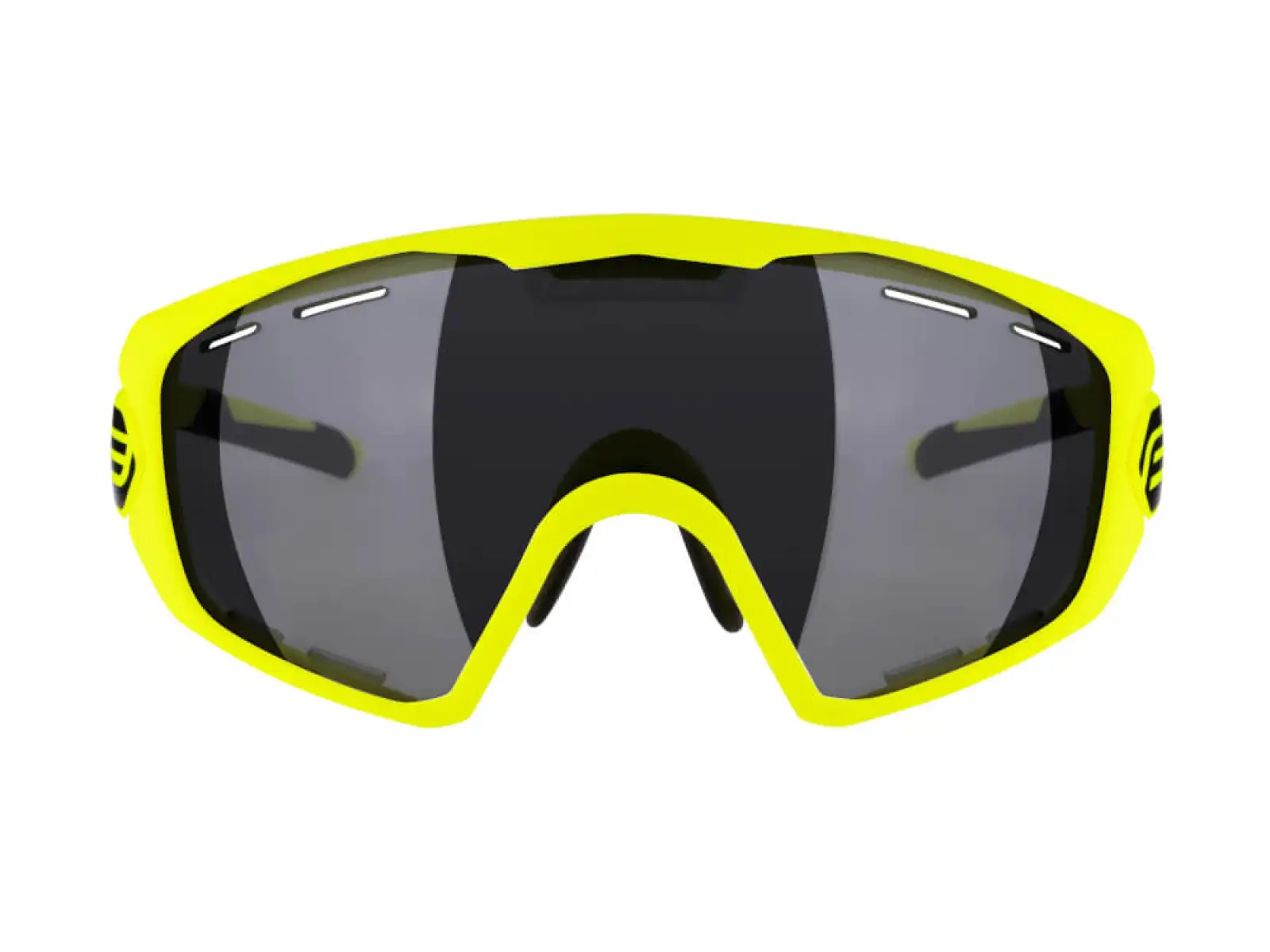 Force Ombro Plus cyklistické okuliare fluo/čierne laser sklá