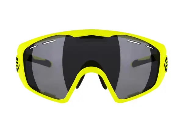 Force Ombro Plus cyklistické okuliare fluo/čierne laser sklá