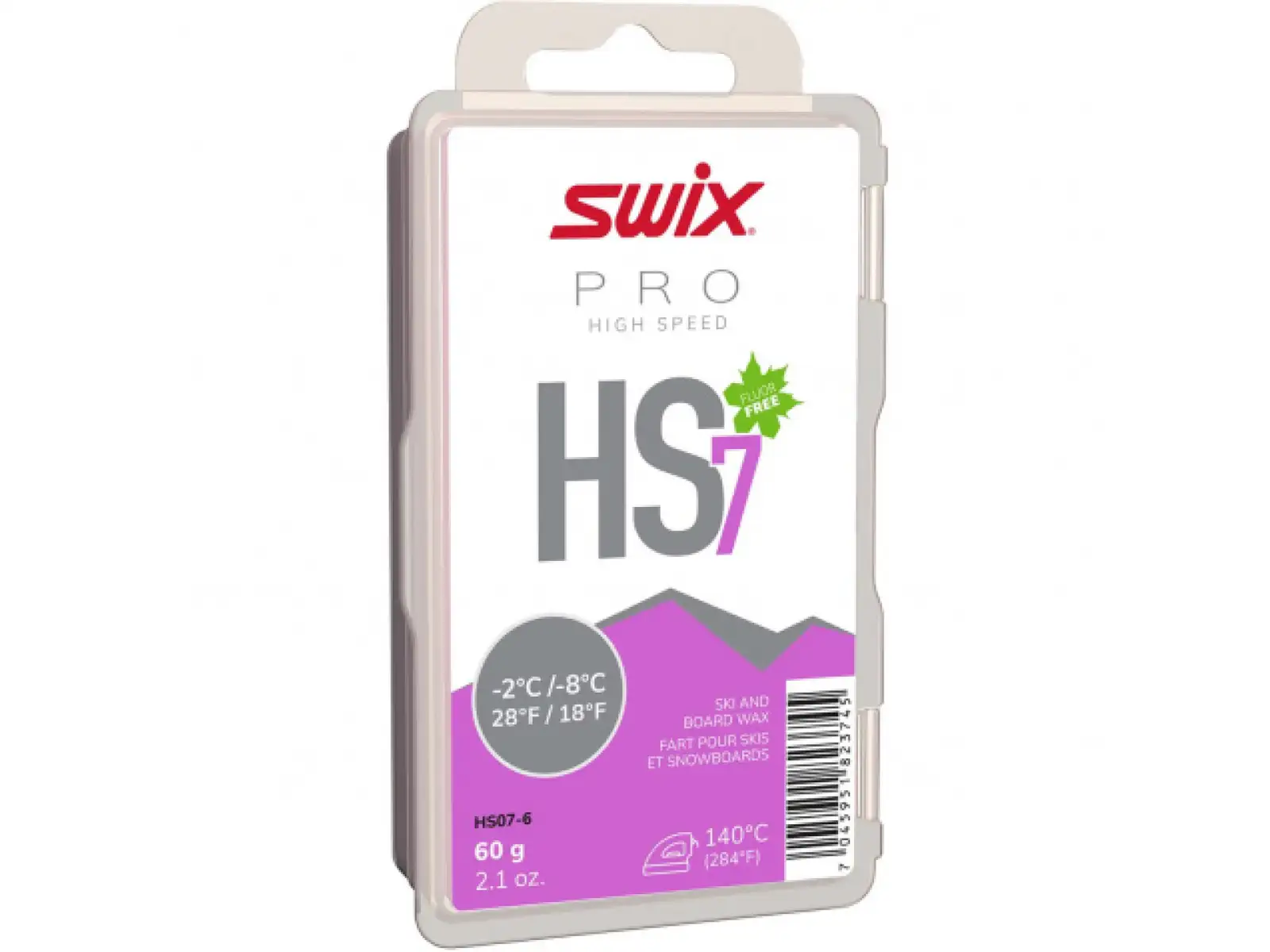 Swix HS07-6 Vysokorýchlostný protišmykový vosk 60g