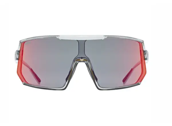 Uvex Sportstyle 235 okuliare Smoke Transparent/Mirror Red