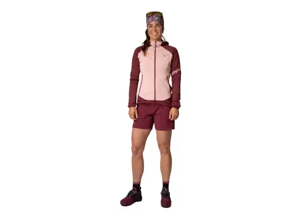 Dynafit Transalper Hybrid dámske šortky Burgundy