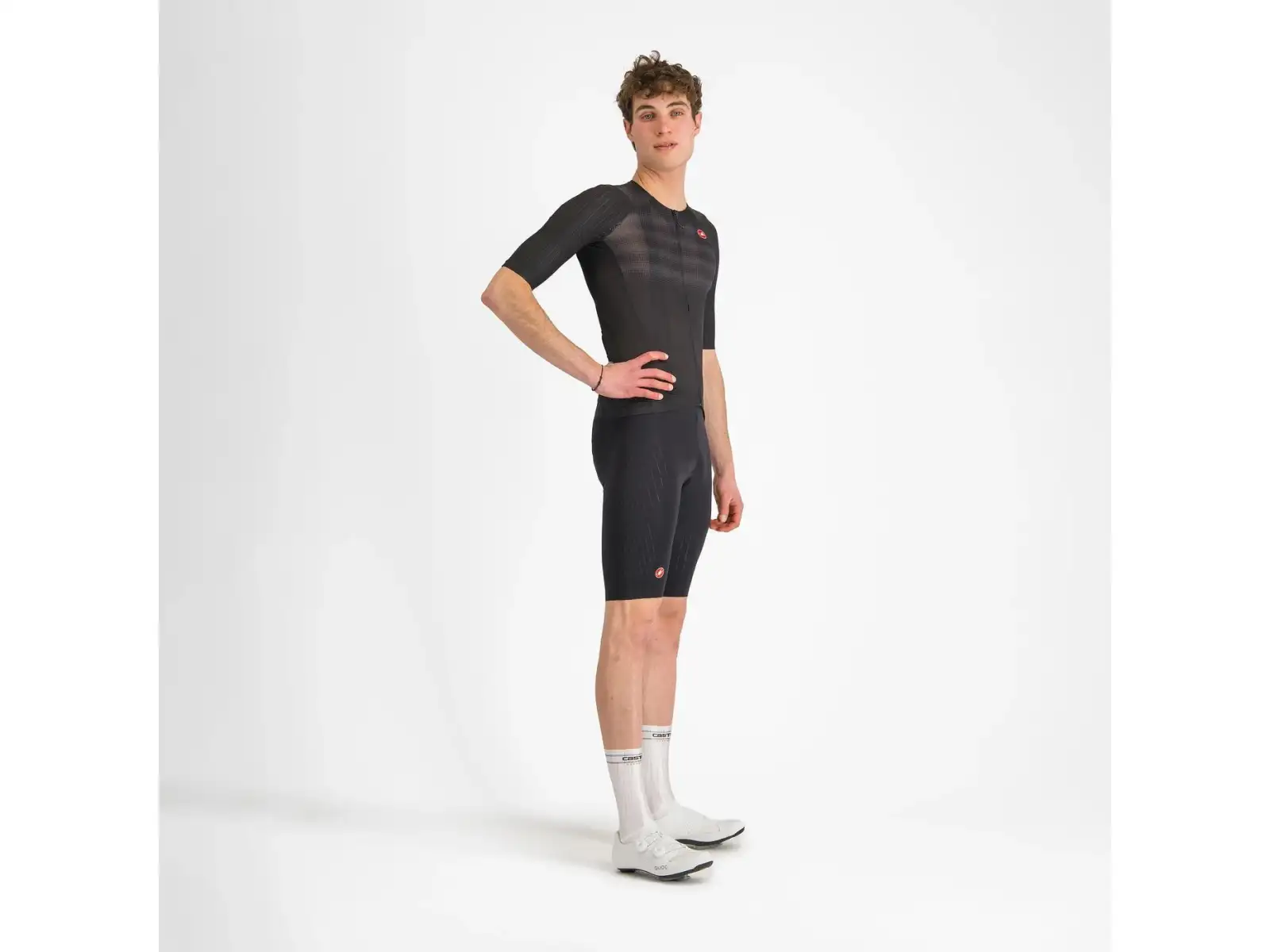 Castelli Free Aero Race pánske kraťasy s vložkou a trakmi Black