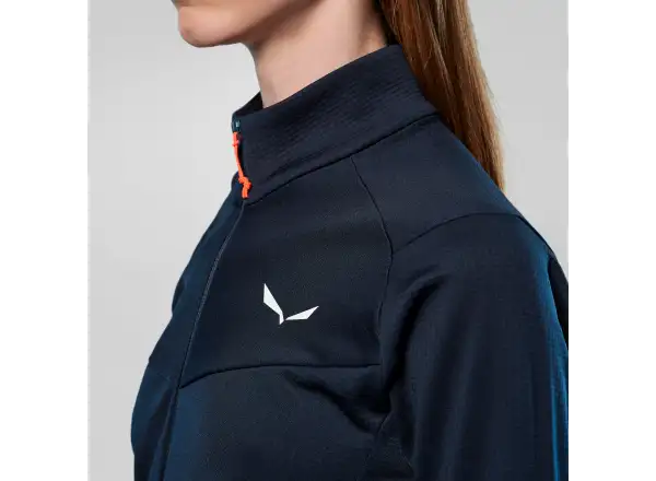 Salewa Puez Cammino Polarlite Half-Zip dámska mikina Navy Blazer