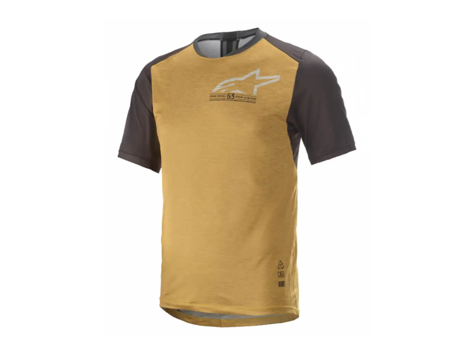 Alpinestars ALPS 6.0 V2 pánsky dres s krátkym rukávom Tangerine/Black