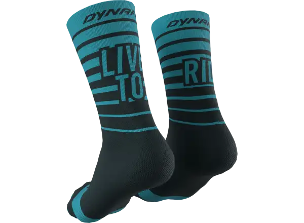 Dynafit Live To Ride Športové ponožky Storm Blue