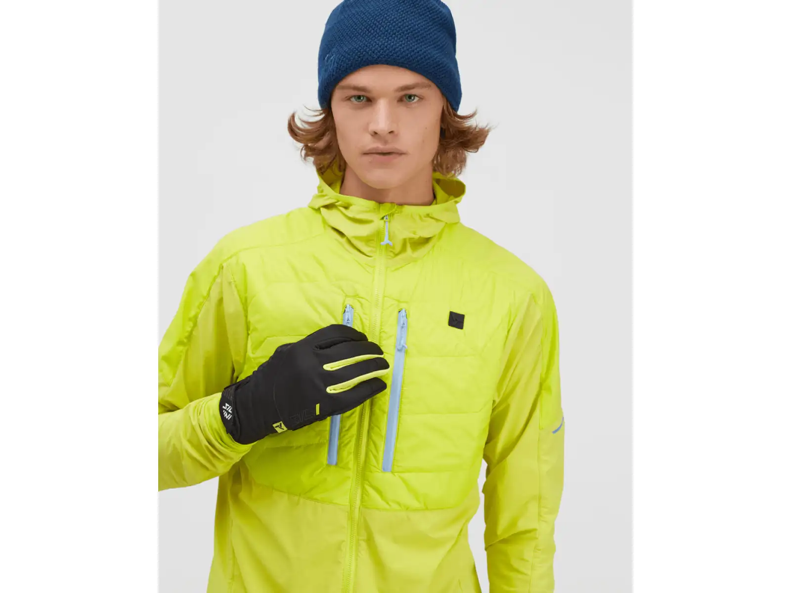 Sivini Core pánska bunda lime/blue